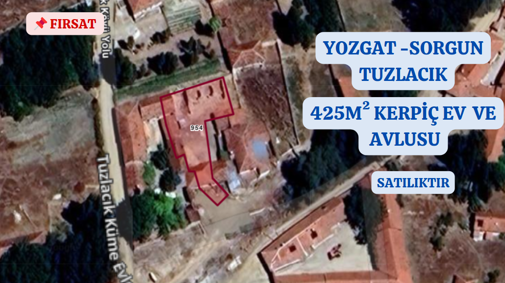 YOZGAT SORGUN TUZLACIK KÖYÜNDE 452 M² EV VE AVLUSU SATILIKTIR - YOZGAT SORGUN fotoğraf 3